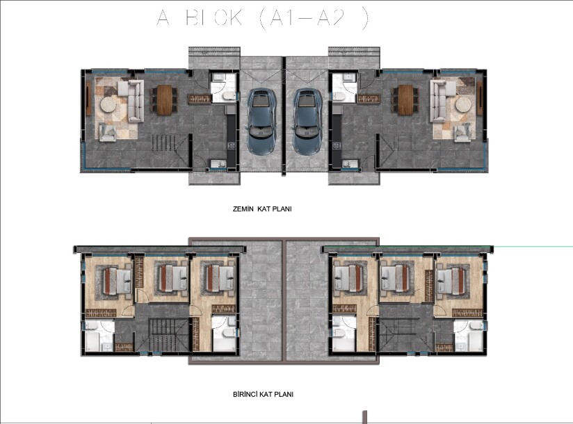 Nicosia Kanlıköy Turkish Title Deed 3+1-10