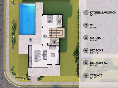 Ötüken İskele 4+1 Villalar-11