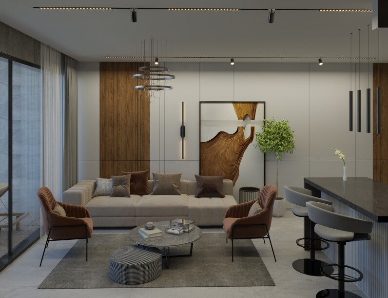 Esentepe 1+1 Denize Sıfır Daireler-21