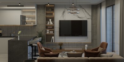 Esentepe 1+1 Denize Sıfır Daireler-20