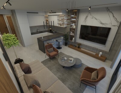 Esentepe 1+1 Denize Sıfır Daireler-19