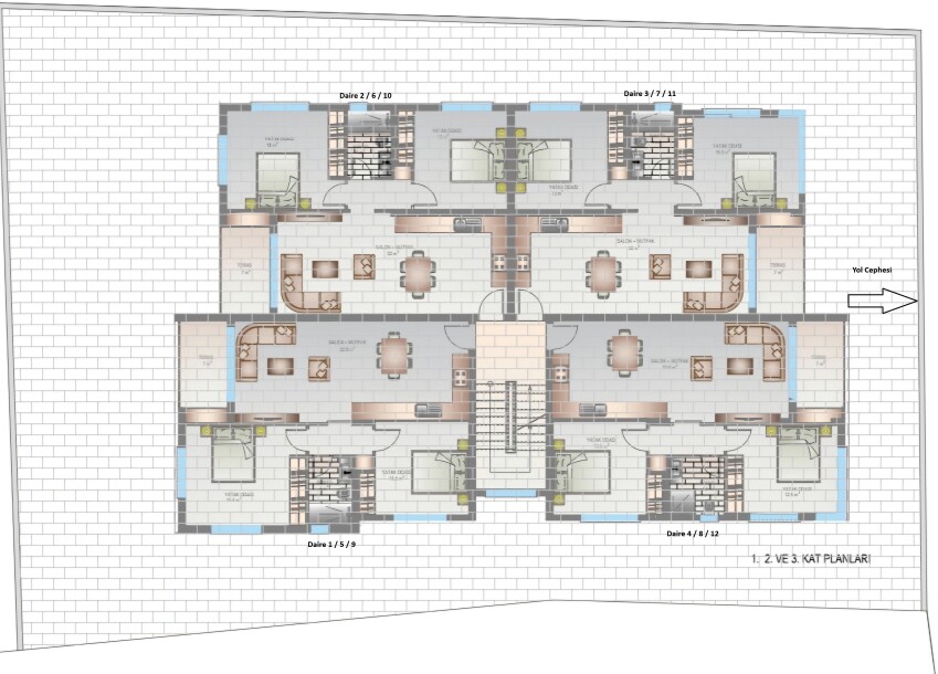 Lefkoşa 2+1 Daire-8