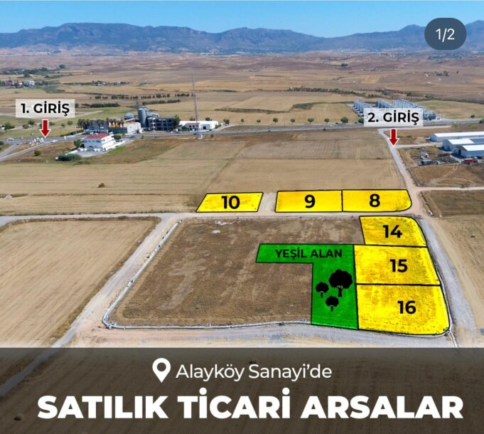 Alayköy Lands For Sale in Industrial Area-1