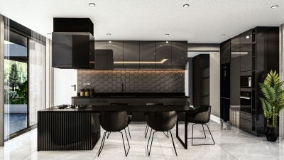 iskele Türk Malı Boğaz tepe 4+1 villa-12