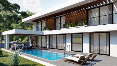 iskele Türk Malı Boğaz tepe 4+1 villa-6